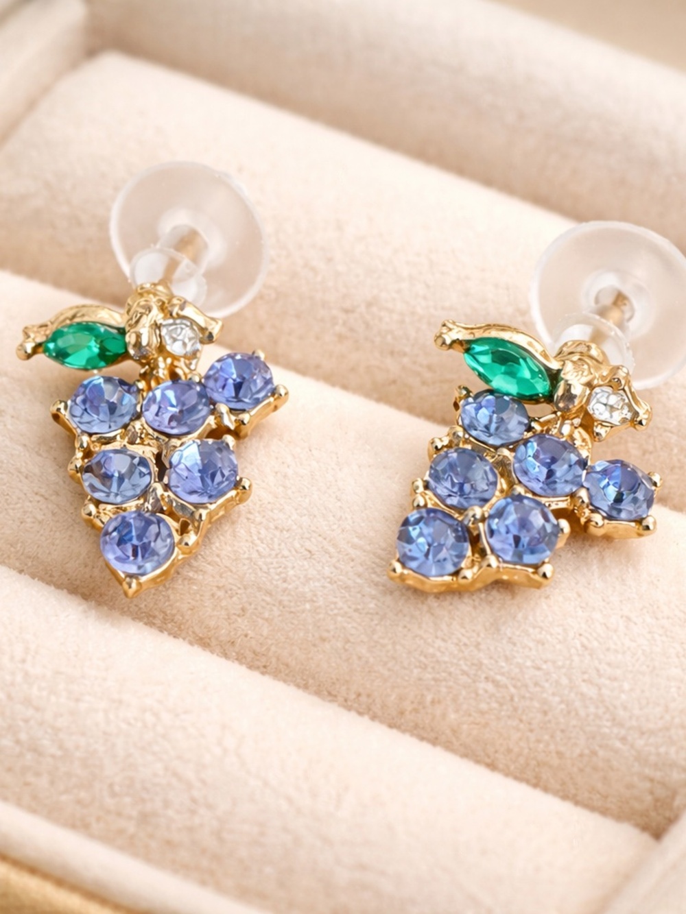 ❤️ FREE Grape Fruit Sparkle Elegant Snack Drop Fancy Cartoon Hipster Earrings